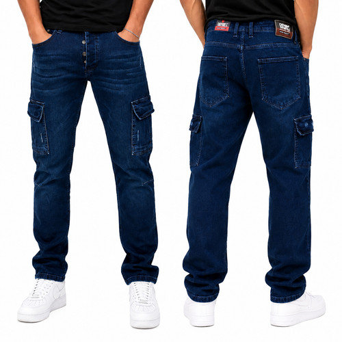 Herren cargo jeans regular - cargo,