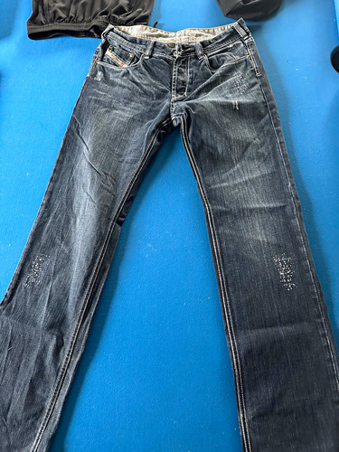 Diesel herren jeans blau denim - herren,
